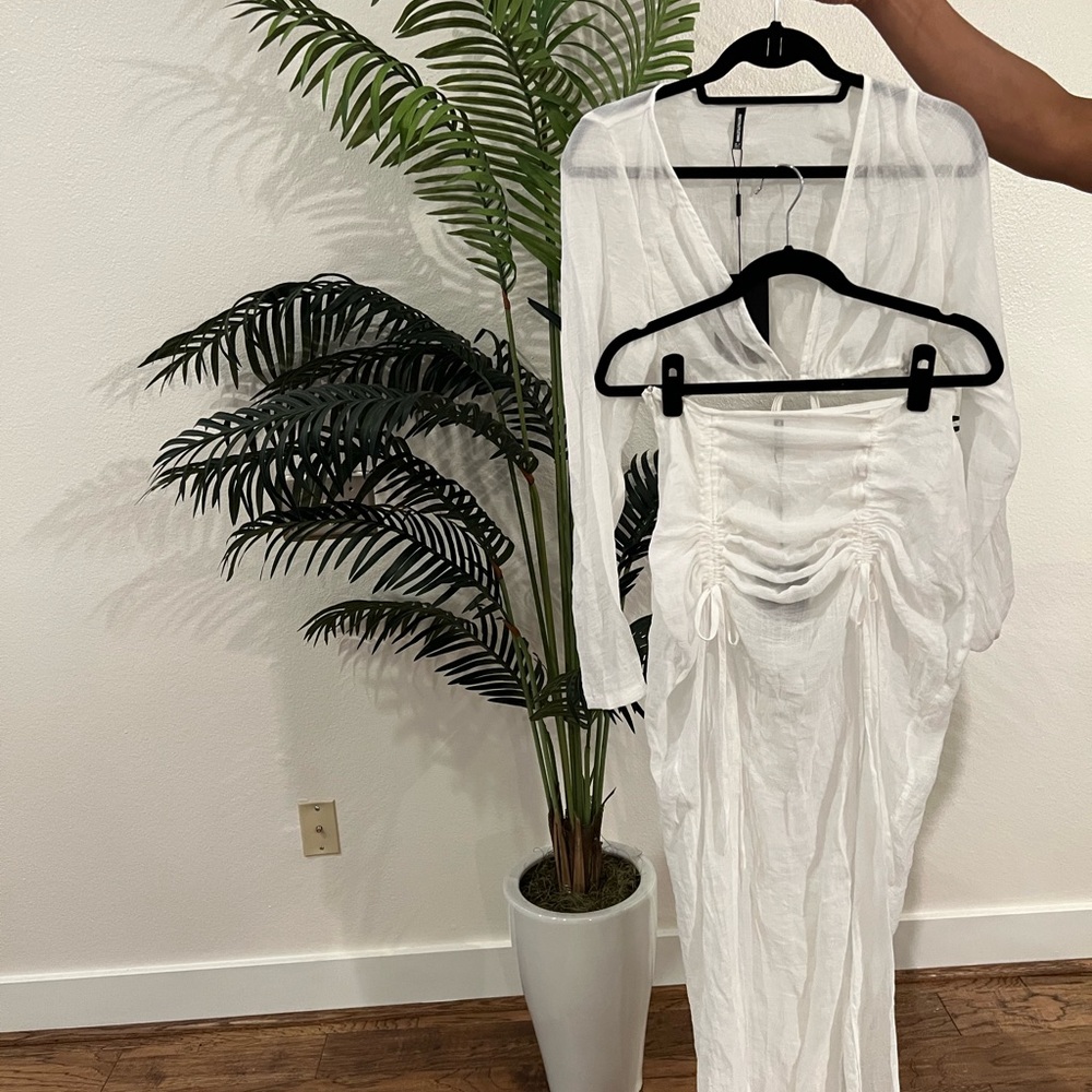 Two piece swimsuit cover. Never worn.